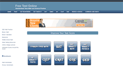 Desktop Screenshot of free-test-online.com