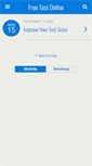 Mobile Screenshot of free-test-online.com